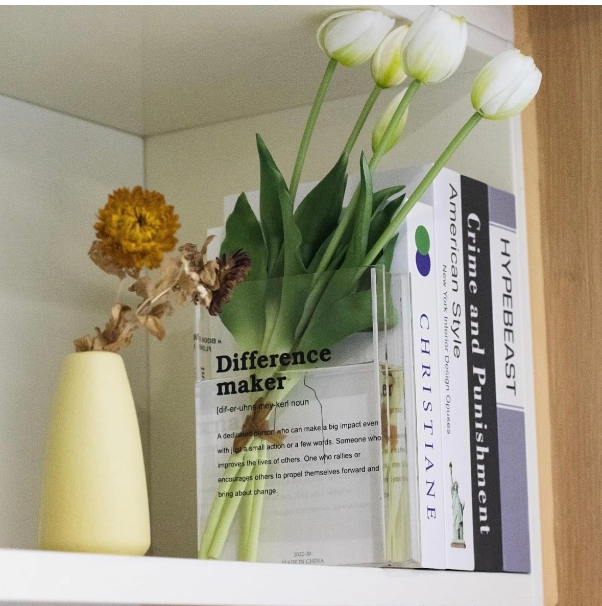 Difference Maker Book Vase