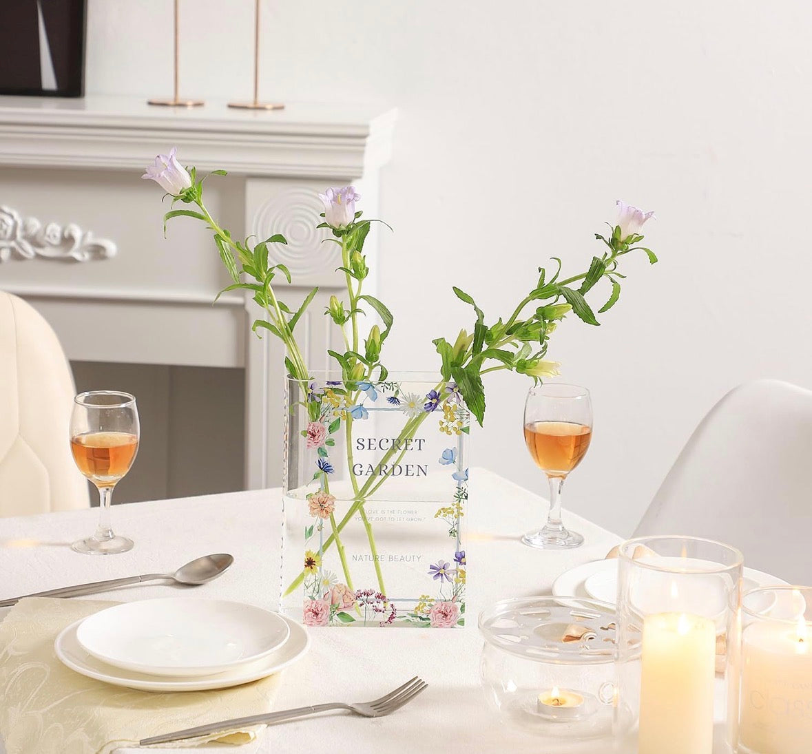 Secret Garden Book Vase