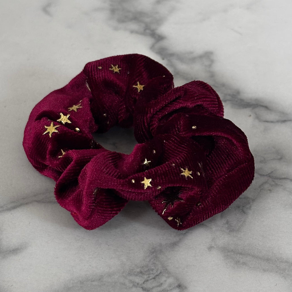 Velvet Starry Scrunchie