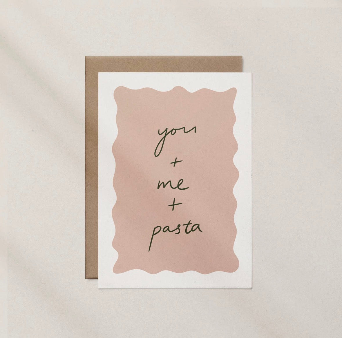 ‘You me pasta’ Card