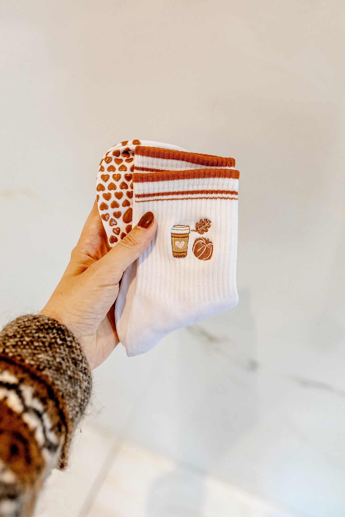 'AUTUMN' Pilates Socks