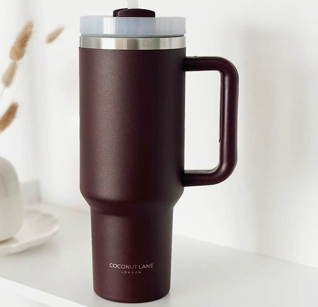 Burgundy Coconut Lane Flask