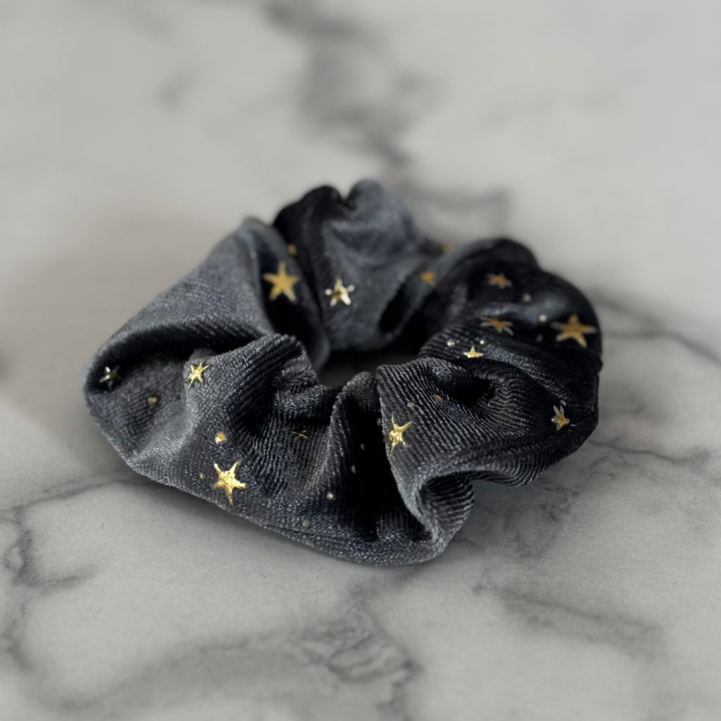 Velvet Starry Scrunchie