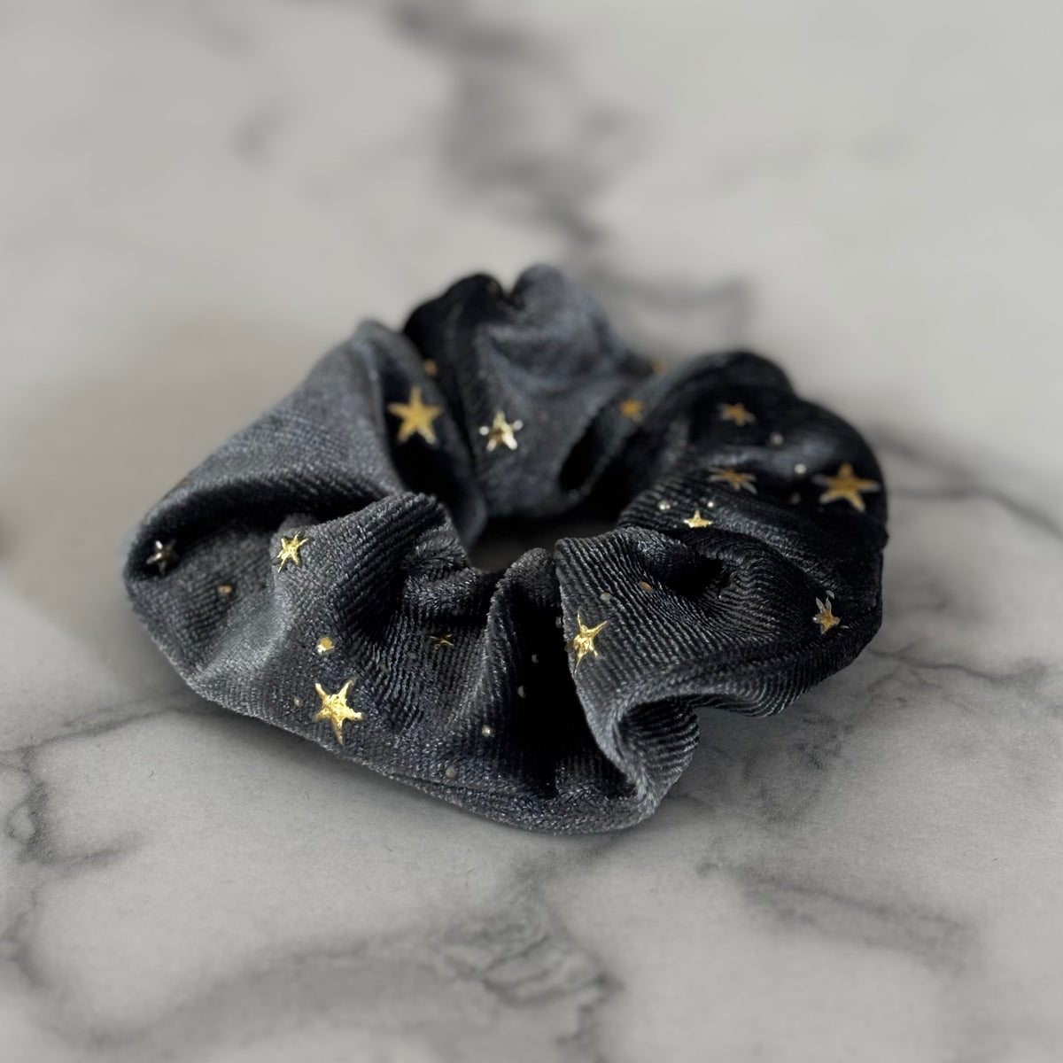 Velvet Starry Scrunchie