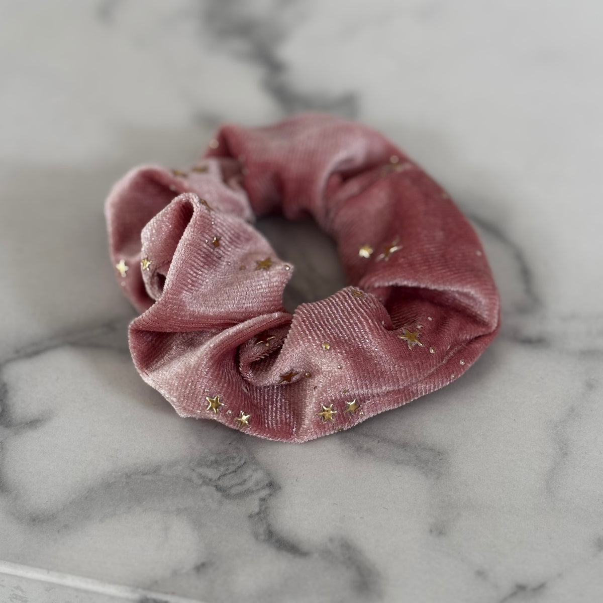 Velvet Starry Scrunchie