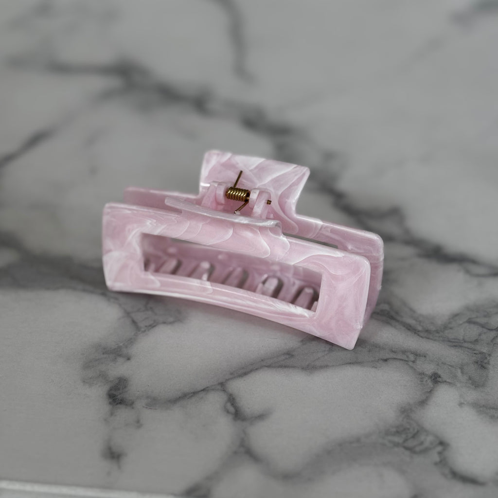 Large Claw Clip / pink quartz