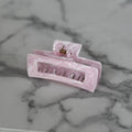 Large Claw Clip / pink quartz