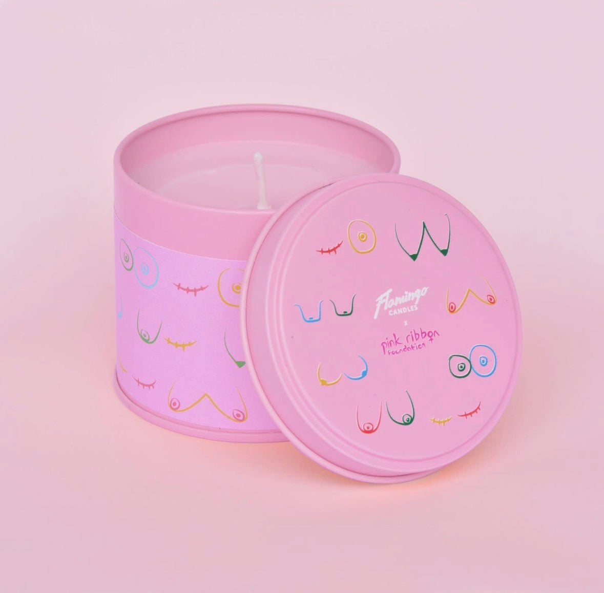 Breast Cancer Awareness Candle