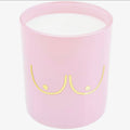 Breast Cancer Awareness Pink & Gold Candle