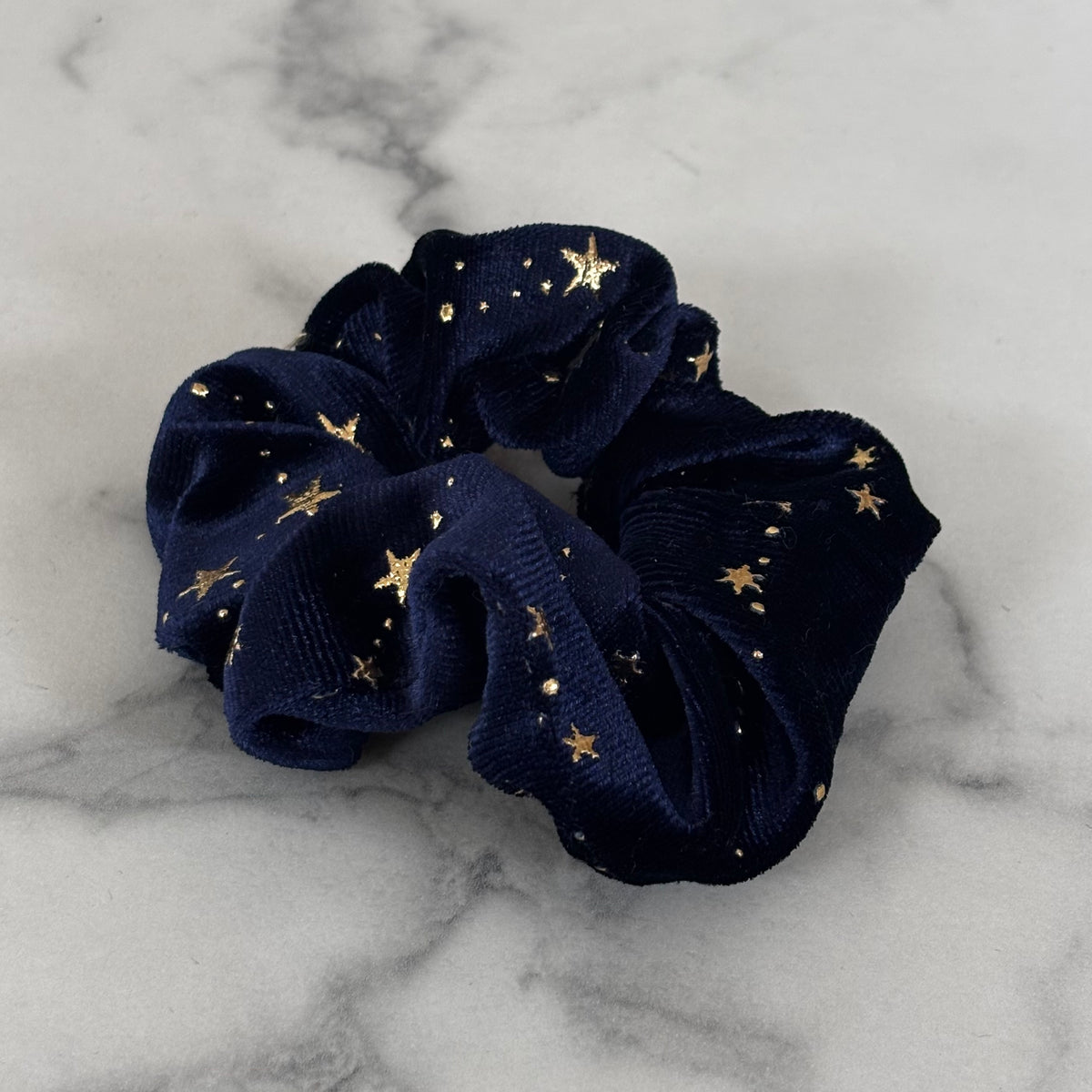 Velvet Starry Scrunchie