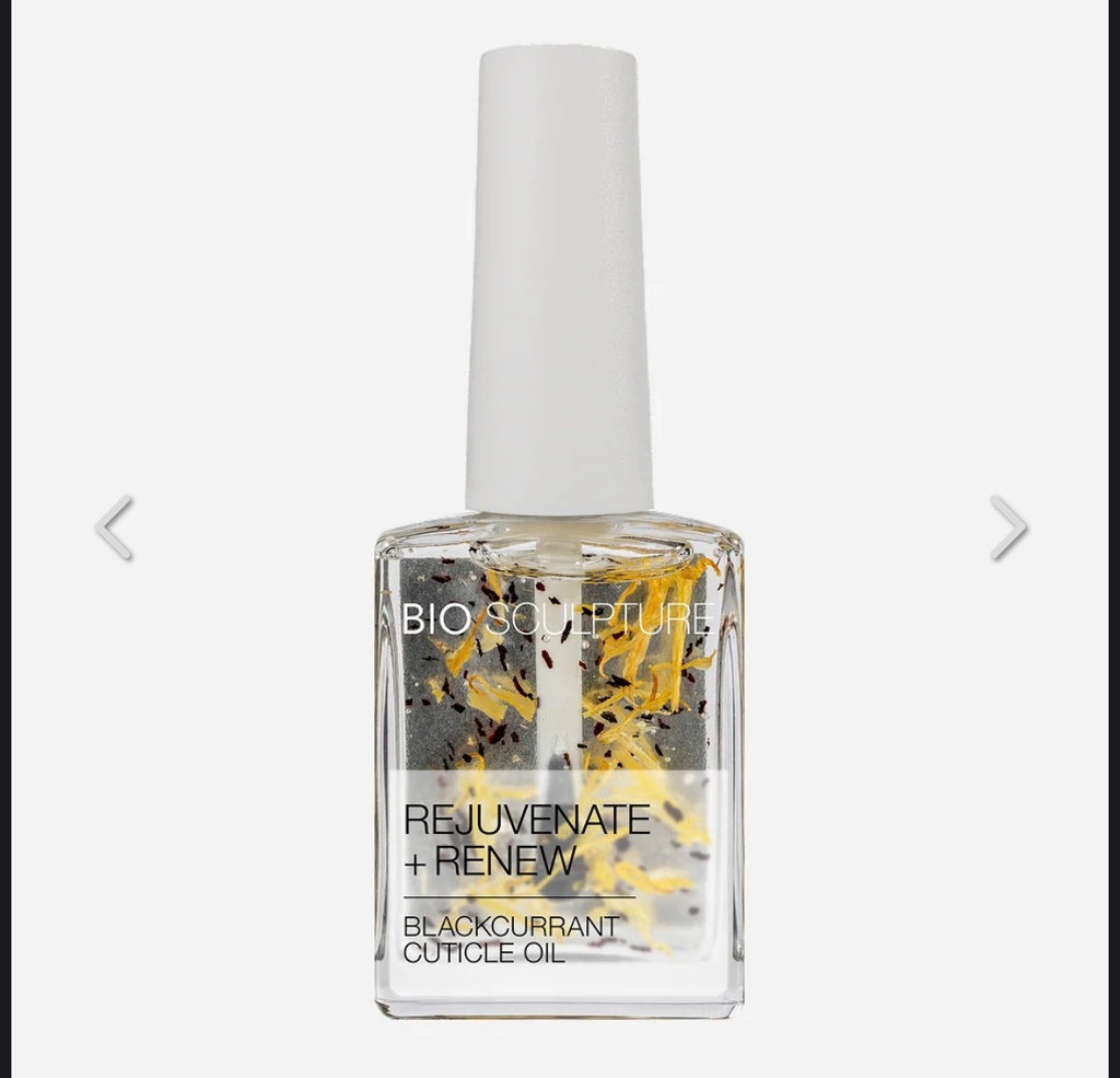 BIO SCULPTURE Floral Nail Cuticle Oil / Blackcurrent