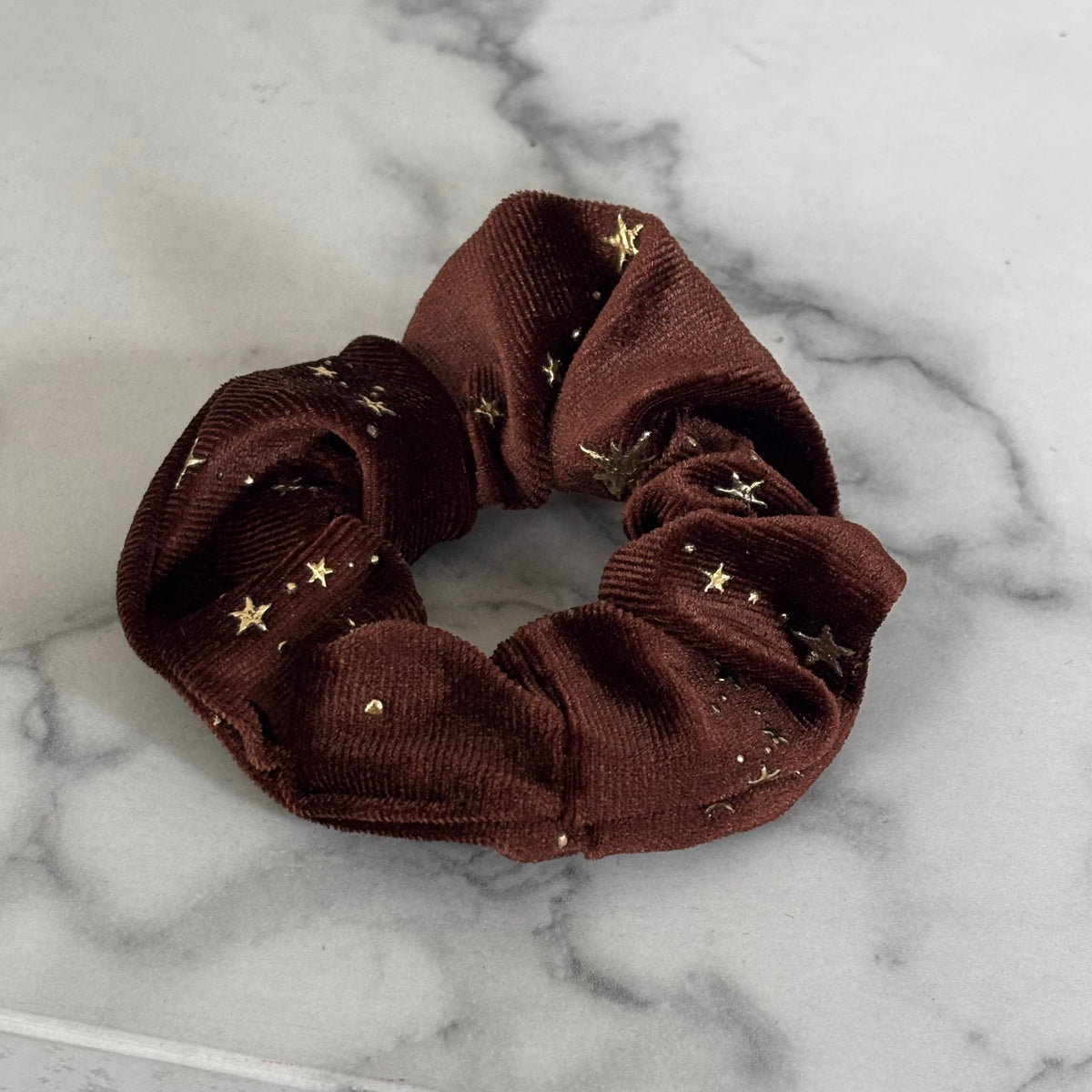 Velvet Starry Scrunchie