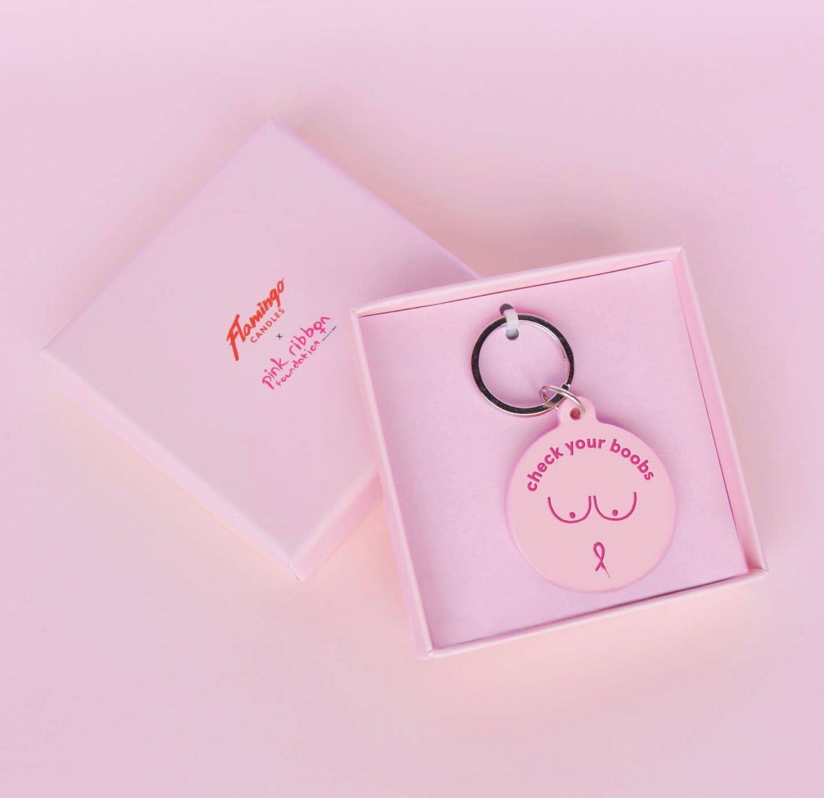 ‘Check your Breasts’ Keyring