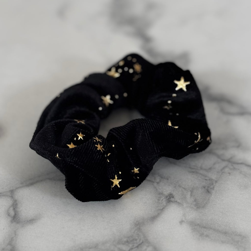 Velvet Starry Scrunchie