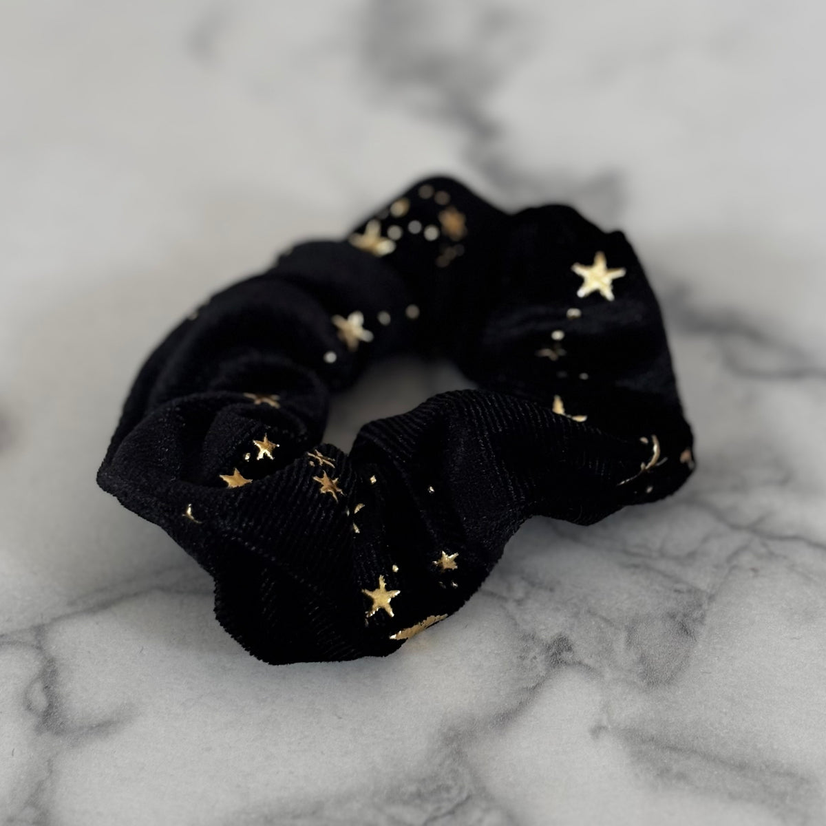 Velvet Starry Scrunchie