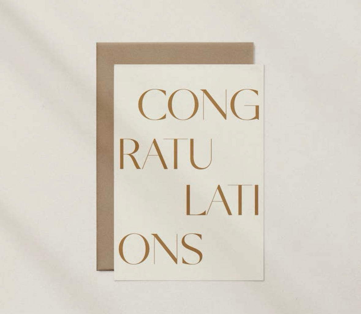 ‘Congratulations’ Card